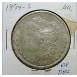 1894-S Morgan dollar AU