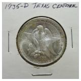 1935-D Texas half BU