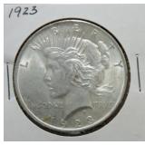 1923 Peace dollar