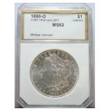 1890-O Morgan dollar PCI MS62, VAM 6,