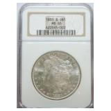 1881-S Morgan dollar NGC MS65
