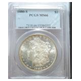 1880-S Morgan dollar PCGS MS66