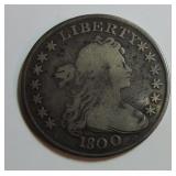 1800 Draped Bust dollar VG