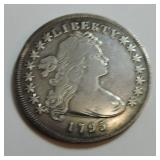 1795 Draped Bust dollar F