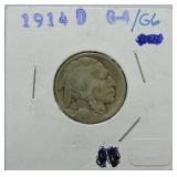 1914-D Buffalo nickel G