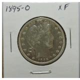 1895-O Barber half XF