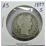 1897-S Barber half