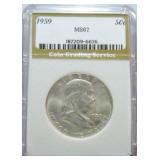 1959  Franklin half CGS MS67