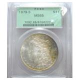 1879-S Morgan dollar PCGS MS65