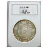 1879-S Morgan dollar NGC MS66