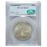 1935 Connecticut half PCGS MS65