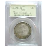 1893 Columbian half PCGS AU53
