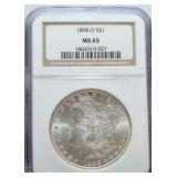 1898-O Morgan dollar NGC MS65