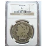 1893-S Morgan dollar NGC G4