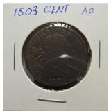 1803 large cent AG