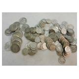 Lot of 21 silver Washington quarters AND