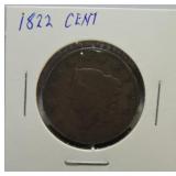 1822 large cent