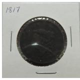 1817 large cent