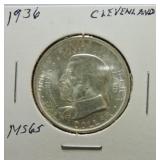 1936 Cleveland half MS65