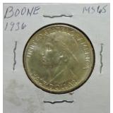 1936 Daniel Boone half MS65