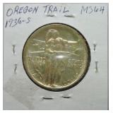 1936-S Oregon Trail half MS64