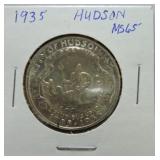 1935 Hudson half MS65