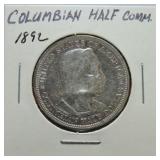 1892 Columbian half BU