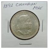 1892 Columbian half MS65
