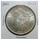 1882 Morgan dollar MS63