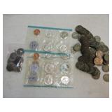 Lot of 32 - 1943 Lincoln steel cents, 86 Jefferson