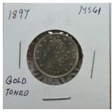 1897 Liberty nickel MS61