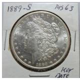 1889-S Morgan dollar MS63