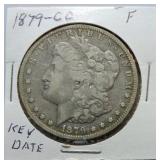 1879-CC Morgan dollar F