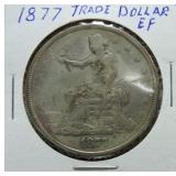 1877 Trade dollar EF