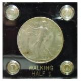 1936 Walking Liberty half BU
