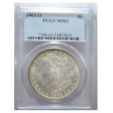 1903-O Morgan dollar PCGS MS62