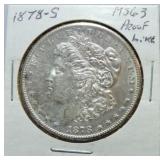 1878-S Morgan dollar MS63PL