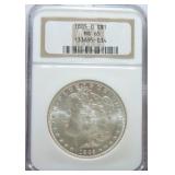 1885-O Morgan dollar NGC MS65