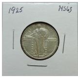 1925 Standing Liberty quarter MS63
