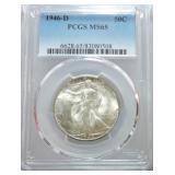 1946-D Walking Liberty half PCGS MS65