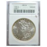 1886 Morgan dollar ANACS MS64 VAM 1