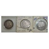 Lot of 3 - 1893 Columbian halves