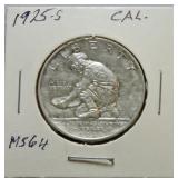 1925-S California half MS64