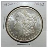1890-O Morgan dollar MS63