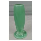 Vintage Fiesta bud vase, green