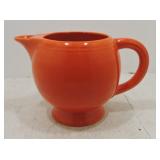 Vintage Fiesta ice lip pitcher, red