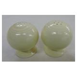 Vintage Fiesta salt & pepper pair, ivory