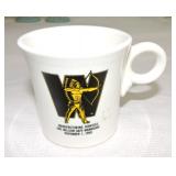 Vintage Fiesta advertising mug