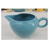 Vintage Fiesta two pint jug, turquoise