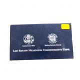 2000 Leif Ericson Millennium silver dollar &